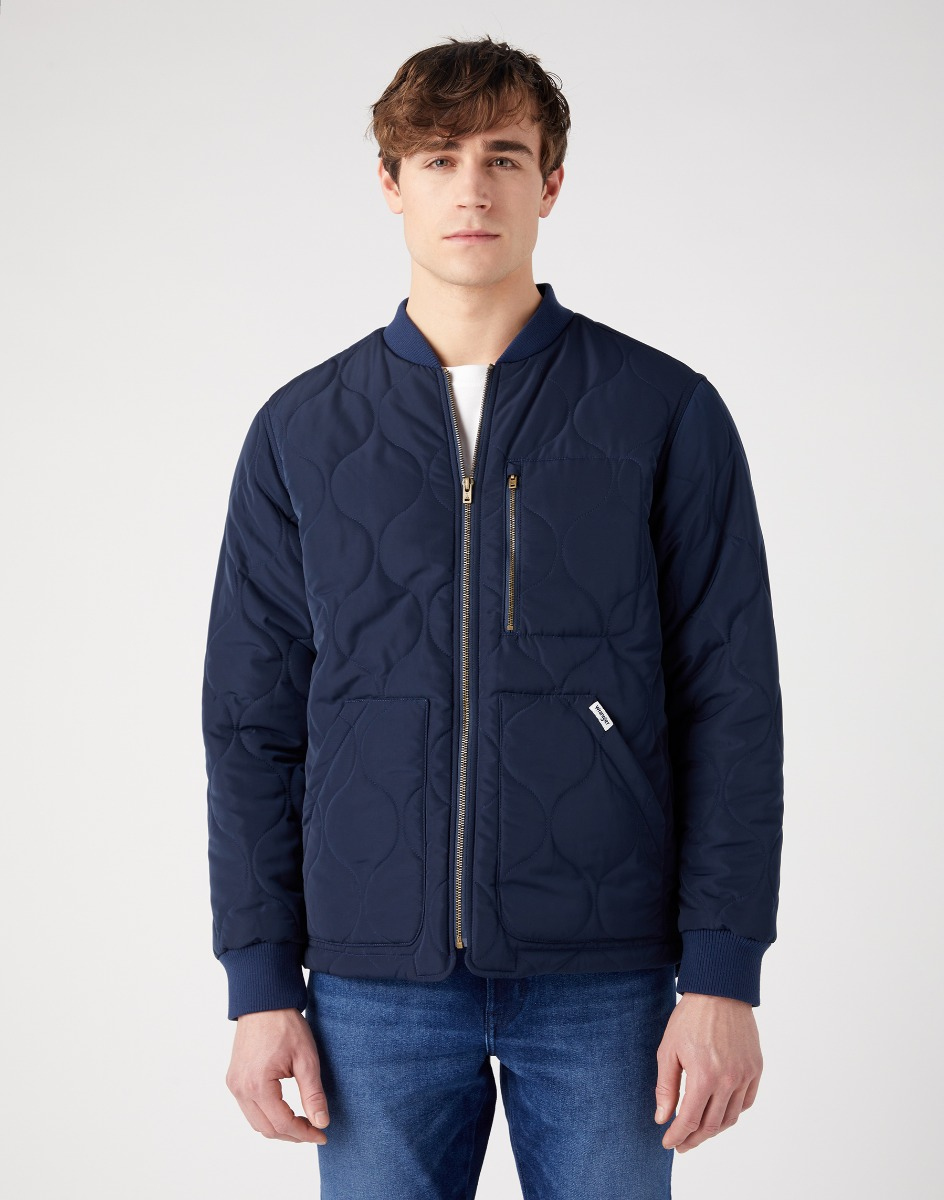 Kurtka męska Wrangler granatowa bez kaptura main product photo