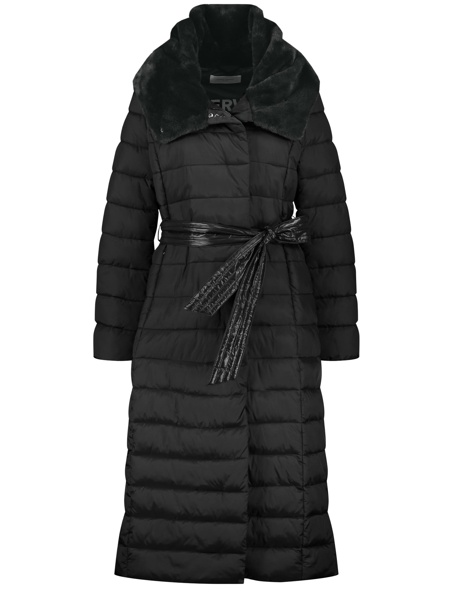 Płaszcz Gerry Weber czarny z futerkiem main product photo