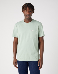 T-shirt męski zielony Wrangler 